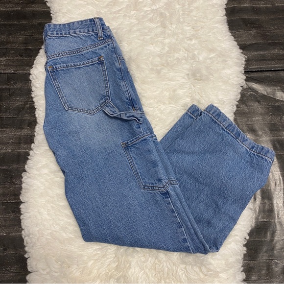 S.O.N.G. Denim - ❌SOLD❌S.O.N.G CARPENTER WIDE LEG LIGHT WASH DENIM JEANS GRUNGE Y2K STREETWEAR